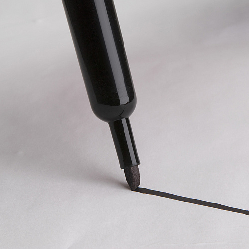 Integra Permanent Chisel Markers Chisel Marker Point - Black Ink - 1 Dozen (30011)