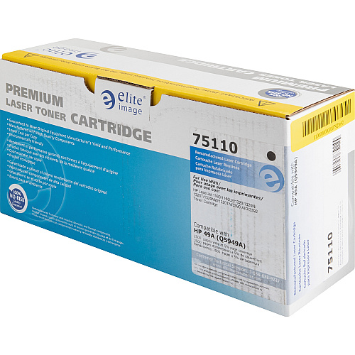 Elite Image Remanufactured Toner Cartridge - Alternative for HP 49A (Q5949A) 2500 Pages (75110)
