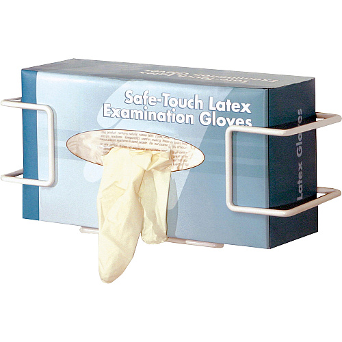 Cottage Dual Wire Glove Box Holder 3.5" Height x 11" Width x 3" Depth - White - 1 Each (BRWW004030)