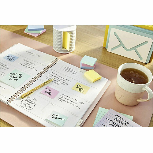Post-it&reg; Notes Value Pack 2160 - 1 1/2" Flag/Note Width x 2" Flag/Note Length - Rectangle - 90 Sheets per Pad - Unruled - Yellow - Paper - 24 / Pack (65324VADB)
