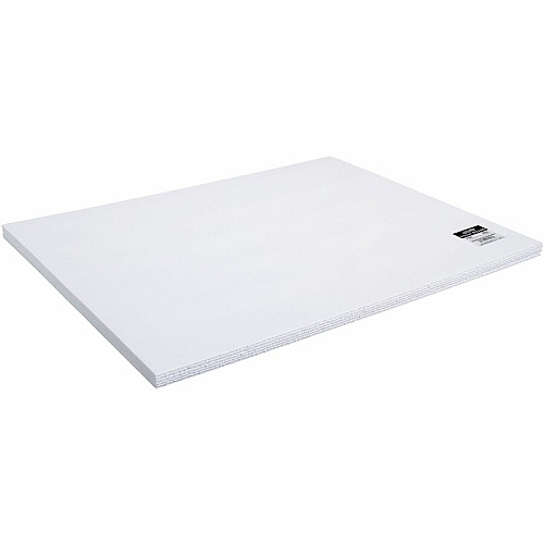 UCreate Foam Board Mounting, Classroom, Craft, Frame, Display, School Project - 22" Height x 28" Width x 187.5 mil Thickness - White - Polystyrene - 5 / Carton (5557)