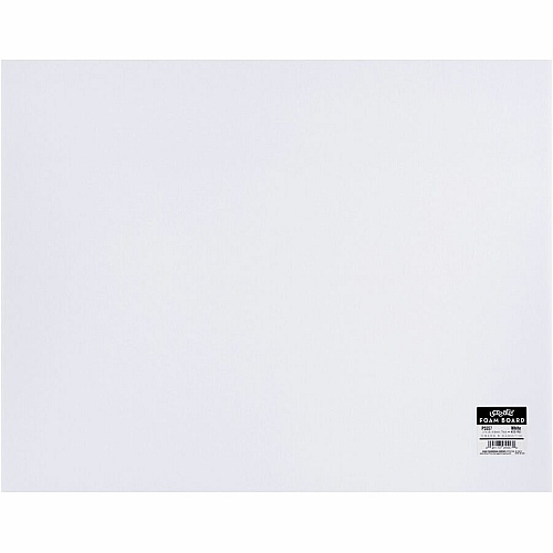 UCreate Foam Board Mounting, Classroom, Craft, Frame, Display, School Project - 22" Height x 28" Width x 187.5 mil Thickness - White - Polystyrene - 5 / Carton (5557)