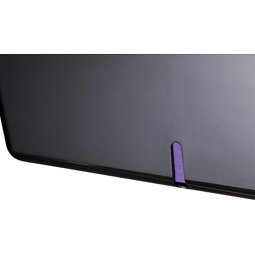 Officemate HIPAA Wall File with Cover Black - Plastic - 1 Each (21472)