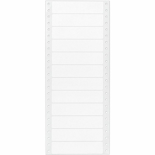 Avery&reg; Continuous Form Computer Labels, Permanent Adhesive, 4" x 15/16" , 5,000 Labels (04065)