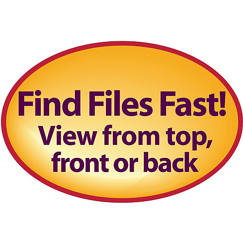 Smead Viewables Premium 3D hanging Folder Tabs and Labels 1.25" Width x 3.50" Length - 25 / Box (64905)