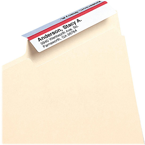 Smead Viewables Premium 3D hanging Folder Tabs and Labels 1.25" Width x 3.50" Length - 25 / Box (64905)