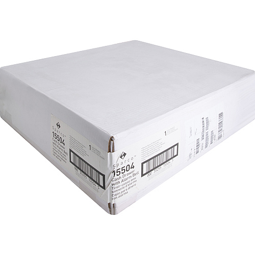Sparco Removable Tray Cash Drawer Gray - 3.8" Height x 17.8" Width x 15.8" Depth (15504)