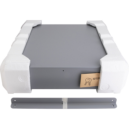 Sparco Removable Tray Cash Drawer Gray - 3.8" Height x 17.8" Width x 15.8" Depth (15504)