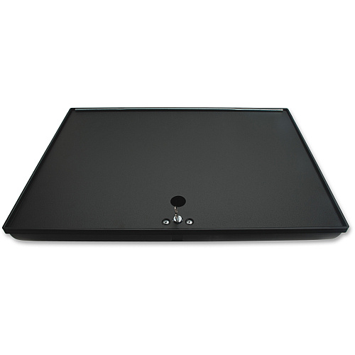 Sparco Locking Cover Money Tray 5 Bill/5 Coin Compartment(s) - Black - 1 Each (15505)