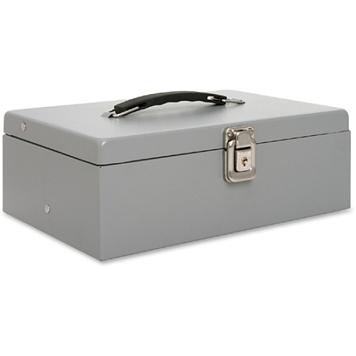 Sparco Controller Cash Box 5 Coin - Gray - 3.4" Height x 11.4" Width x 7.5" Depth (15507)