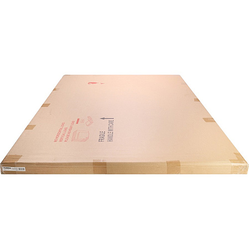 Lorell Signature Series Magnetic Dry-erase Markerboard 48" (4 ft) Width x 36" (3 ft) Height - Porcelain Surface - Silver, Ebony Frame - Magnetic - Grid Pattern - 1 Each (LLR69652)