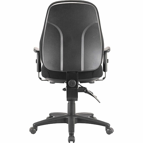 Lorell Bailey High-Back Multi-Task Chair Black Seat Color - Acrylic Seat Material - Black Frame Color - 1 Each (LLR81103)