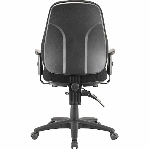 Lorell Bailey High-Back Multi-Task Chair Black Seat Color - Acrylic Seat Material - Black Frame Color - 1 Each (LLR81103)