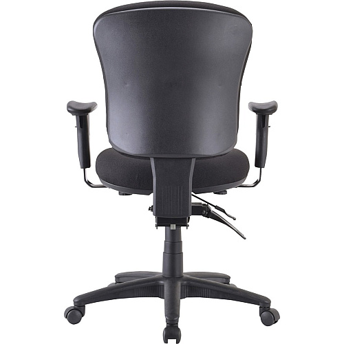 Lorell Accord Series Mid-Back Task Chair Black Seat Color - Polyester Seat Material - Black Frame Color - 1 Each (LLR66128)