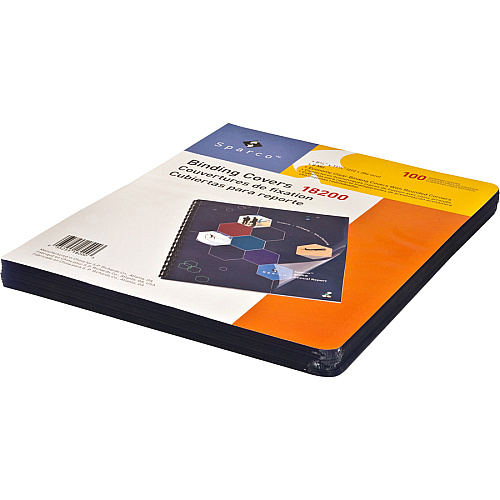 Sparco Presentation Cover 8 3/4" x 11 1/4" - Plastic - Clear - 100 / Pack (18200)