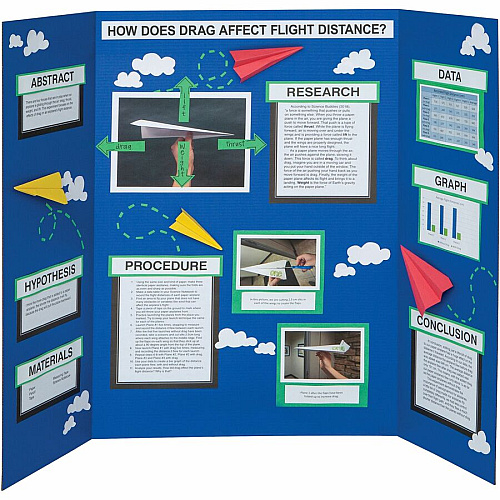 Pacon Presentation Boards 36" Board Height x 48" Board Width - Assorted Surface - Tri-fold - 24 / Carton (3765)