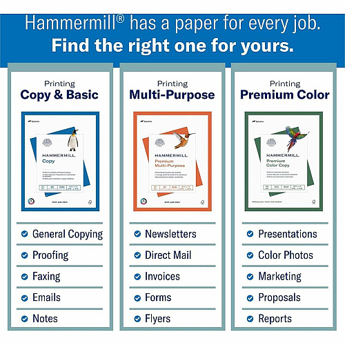 Hammermill Laser Print Paper 98 Brightness - Legal - 8 1/2" x 11" - 24 lb Basis Weight - Ultra Smooth - Jam-free - White - 500 Sheets - 500 Sheets per Ream - 10 / Carton (104604CT)
