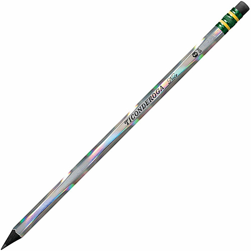 Ticonderoga Noir Pre-Sharpened No. 2 Pencils Black Lead - #2 - 1 Dozen (13970)