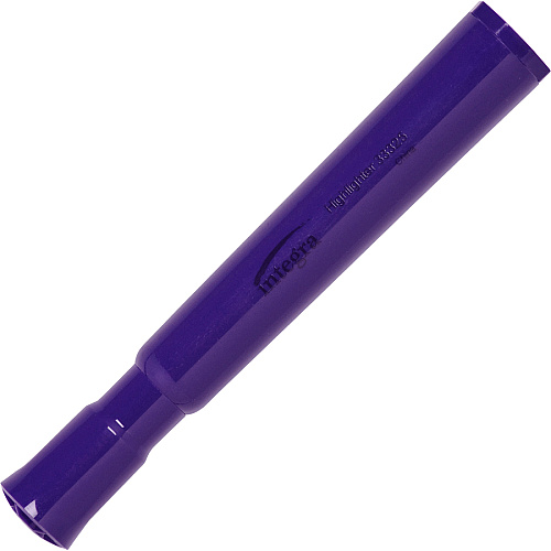 Integra Chisel Desk Liquid Highlighters Chisel Marker Point - Purple Ink - 1 Dozen (33325)