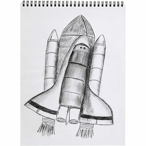 UCreate Medium Weight Acid Free Sketch Books 30 Sheets - Spiral - 9" x 12" Sheet Size - White Paper - Acid-free, Mediumweight - Recycled - 1 Pad (4850)
