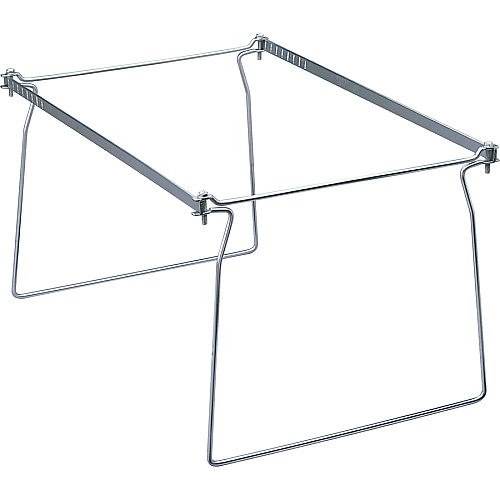Smead Hanging Folder Frames Letter - 23" to 27" Long - Steel - Gray - 2 / Pack (64870)