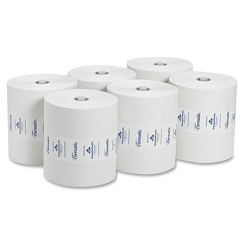 Georgia Pacific Professional Hardwound Roll Towels, 1-Ply, 8.25" x 700 ft, White, 6 Rolls/Carton (2930P)