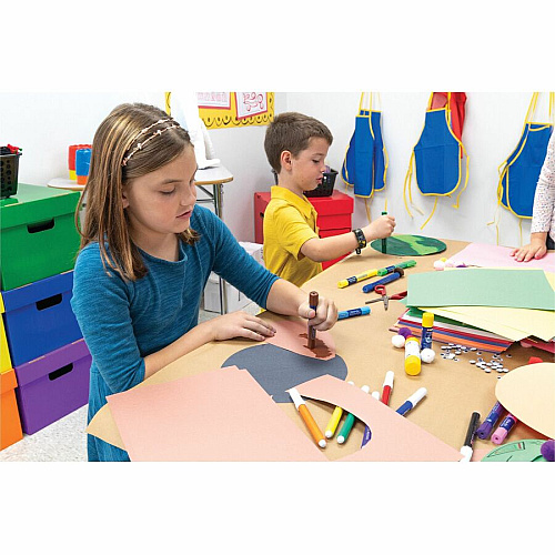 Prang Construction Paper Multipurpose - 36" Width x 24" Length - Assorted - 50 / Pack (6523)