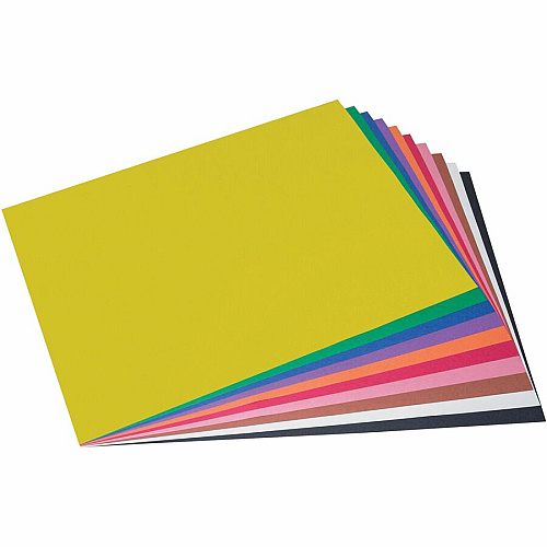 Prang Construction Paper Multipurpose - 36" Width x 24" Length - Assorted - 50 / Pack (6523)