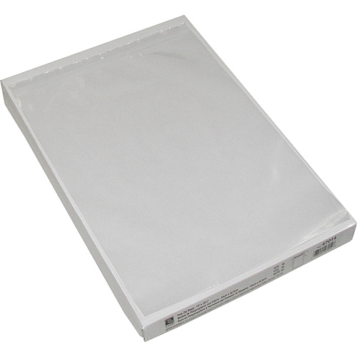 C-Line Oversized Heavyweight Poly Zip Bags 16.75" Length x 13" Width - Clear - Poly - Industry, File, Paper Sheet - 50 / Box (47014)