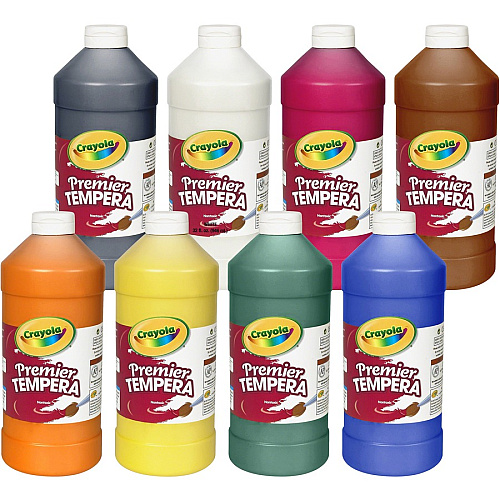 Crayola Premier Tempera Paint 1 Color(s) - Blue - 2 lb - 1 Each (541232042)