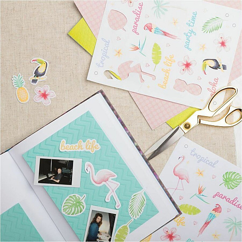Avery&reg; Sticker Project Paper Letter - 8 1/2" x 11" - Matte - Printable, Repositionable, Acid-free, Lignin-free - Matte White - 1 Carton (03383)