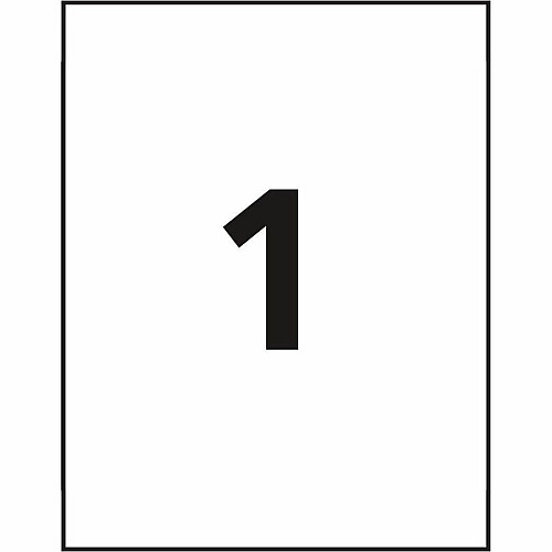 Avery&reg; Sticker Project Paper Letter - 8 1/2" x 11" - Matte - Printable, Repositionable, Acid-free, Lignin-free - Matte White - 1 Carton (03383)