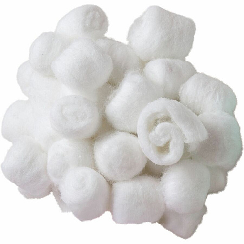 Creativity Street White Craft Fluffs Decoration, Painting - 100 Piece(s) - 100 / Pack - White (6400)