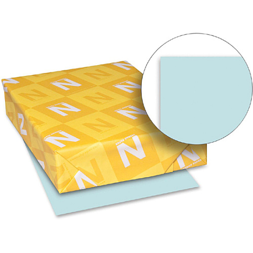Exact Vellum Bristol Paper - Blue 92 Brightness - Letter - 8 1/2" x 11" - 67 lb Basis Weight - Vellum - Acid-free, Chlorine-free, Durable, Heavyweight, Quick Drying - Blue - 250 / Pack (82321)