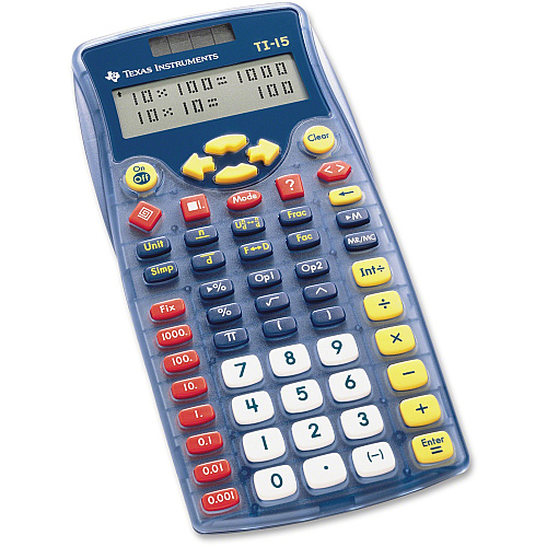 Texas Instruments TI-15 Explorer Elementary Calculator