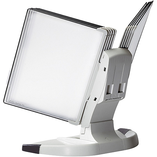 Tarifold Modular Desktop Reference System Desktop - 10 Panels - Removable Sleeve, Wire-reinforced - White - 1 Each (TD271)