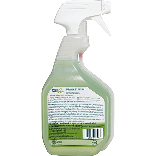 Clorox Commercial Solutions Green Works All Purpose Cleaner Spray - 32 fl oz (1 quart) - 1 Each - Green (00456)