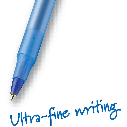 BIC Round Stic Penna A Sfera - Punta Media, Inchiostro Blu, Confezione Da 10 Penne - 4