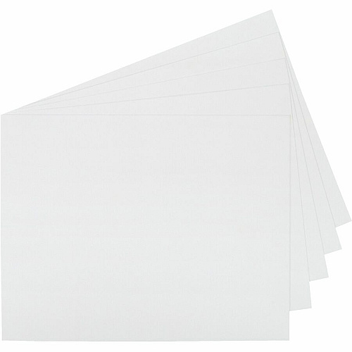 UCreate Poster Board Package Poster, Sign, Art, Office Project, Home Project, Chart - 11" Width x 14" Length - White - 5 / Pack (5417)