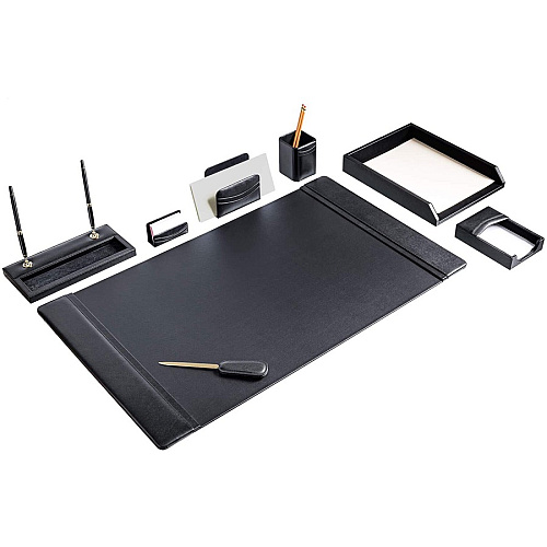 Dacasso Leather 8-Piece Desk Set 1 Each (D1012)