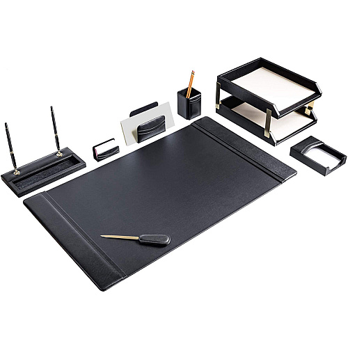 Dacasso Leather 10-Piece Desk Set 1 Each (D1020)