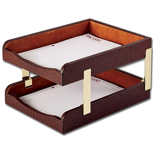 Dacasso Embossed Leather Desk Set 1 Each (D2020)