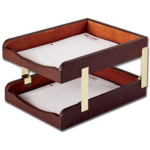Dacasso Embossed Leather Desk Set 1 Each (D2020)