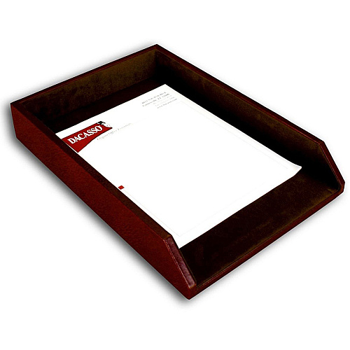 Dacasso Mocha Leather 3-Piece Desk Pad Kit 1 Each (D3037)