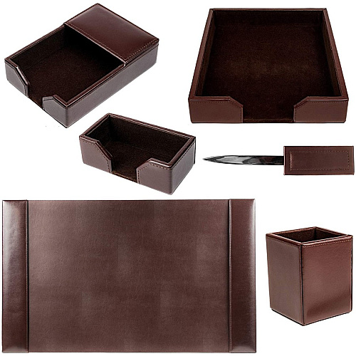 Dacasso Bonded Leather Desk Set 1 Each (D3601)