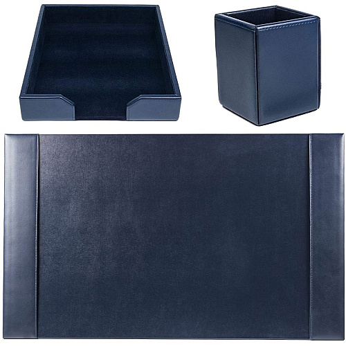 Dacasso 24Kt Gold Tooled 3-Piece Desk Pad Kit 1 Each (D5037)