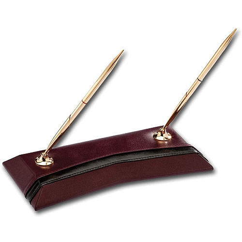 Dacasso Two-Toned Leather 10-Piece Desk Pad Kit 1 Each (D7020)