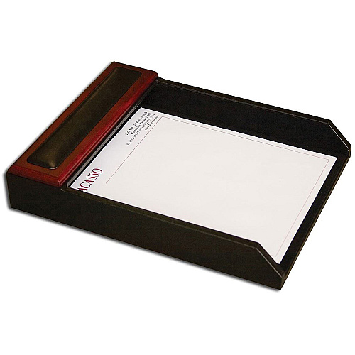 Dacasso Rosewood & Leather Desk Set 1 Each (D8004)