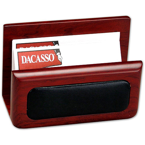 Dacasso Rosewood & Leather Desk Set 1 Each (D8020)
