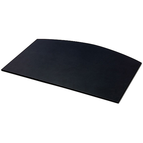 Dacasso Desk Pad 34" Width x 24" Depth - Leather - Black - 1 Each (P1022)